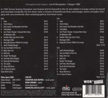 2CD/DVD Champion Jack Dupree: Live At Rockpalast