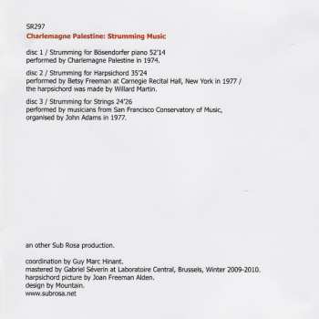 3CD Charlemagne Palestine: Strumming Music (For Piano, Harpsichord And Strings Ensemble)