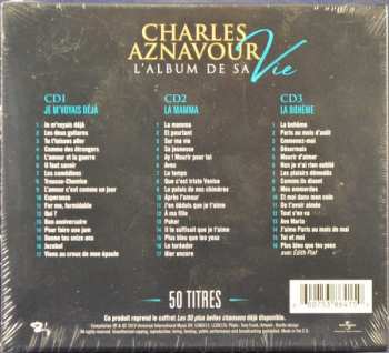 3CD Charles Aznavour: L'album De Sa Vie - 50 Titres