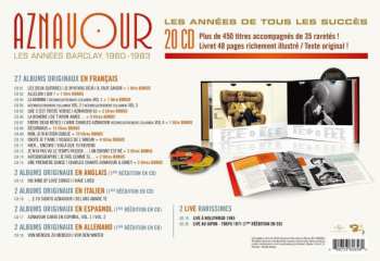 20CD/Coffret Charles Aznavour: Les Années Barclay 1960-1983