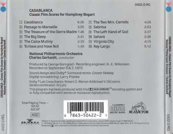 CD National Philharmonic Orchestra: Casablanca - Classic Film Scores For Humphrey Bogart