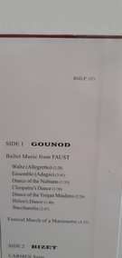 LP Georges Bizet: Faust Ballet Music / Carmen Suite LTD