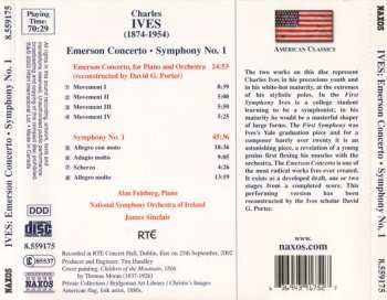 CD Charles Ives: Emerson Concerto • Symphony No. 1