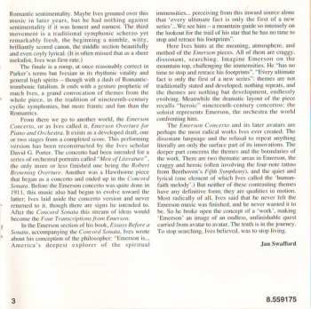 CD Charles Ives: Emerson Concerto • Symphony No. 1