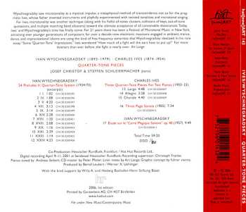 CD Charles Ives: Quarter-Tone Pieces