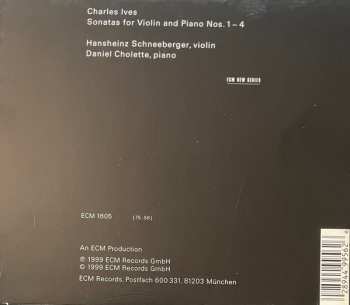 CD Charles Ives: Sonatas For Violin And Piano