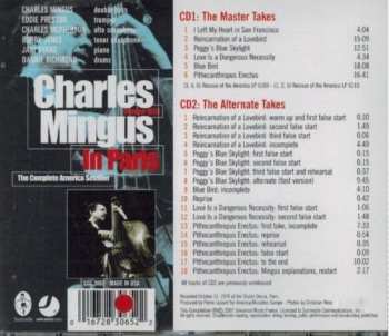 2CD Charles Mingus: Charles Mingus In Paris: The Complete America Session