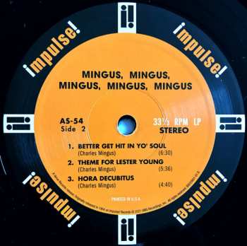 LP Charles Mingus: Mingus Mingus Mingus Mingus Mingus