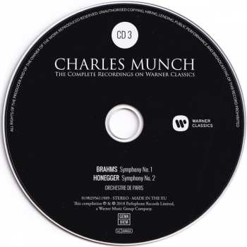 13CD/Coffret Charles Munch: The Complete Recordings On Warner Classics