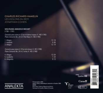 CD Wolfgang Amadeus Mozart: Concertos Pour Piano Nos. 22 & 24