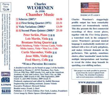 CD Brentano String Quartet: Scherzo, First String Quartet, Viola Variations, Second Piano Quintet