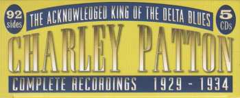 5CD/Coffret Charley Patton: Complete Recordings 1929 - 1934