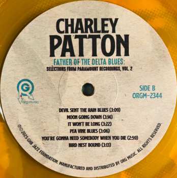 LP Charley Patton: Father Of The Delta Blues: Selections From Paramount Recordings, Vol. 2 CLR | LTD