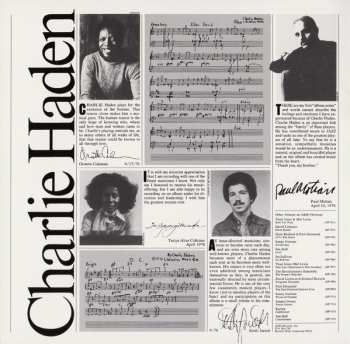 CD Charlie Haden: Closeness