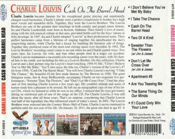 CD Charlie Louvin: Cash On The Barrell Head