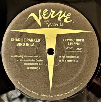 4LP/Coffret Charlie Parker: Bird In LA