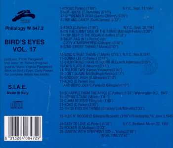 CD Charlie Parker: Bird's Eyes: Last Unissued, Vol. 17