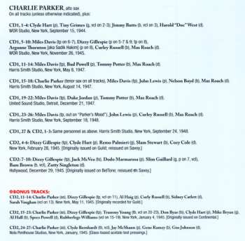 2CD Charlie Parker: The Complete Savoy Masters