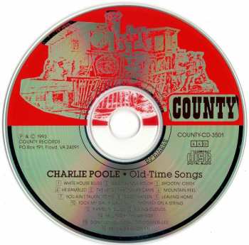 CD Charlie Poole And The North Carolina Ramblers: Old Time Songs Recorded From 1925 - 1930