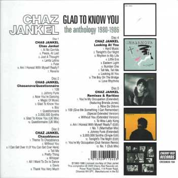 5CD/Coffret Chas Jankel: Glad To Know You (The Anthology 1980-1986)