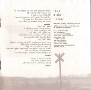 CD Chely Wright: Never Love You Enough