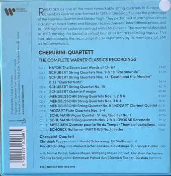 13CD/Coffret Cherubini-Quartett: The Complete Warner Classics Recordings