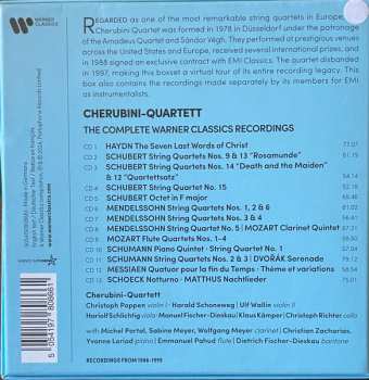 13CD/Coffret Cherubini-Quartett: The Complete Warner Classics Recordings