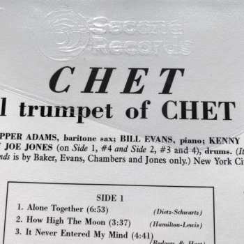 LP Chet Baker: Chet CLR