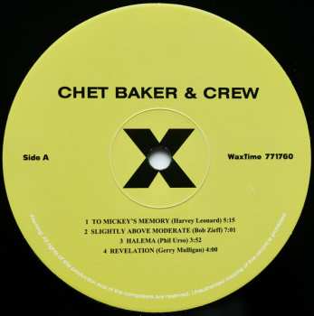 LP Chet Baker & Crew: Chet Baker & Crew LTD