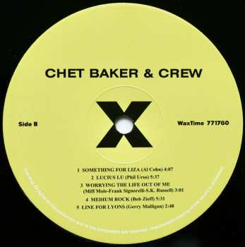 LP Chet Baker & Crew: Chet Baker & Crew LTD