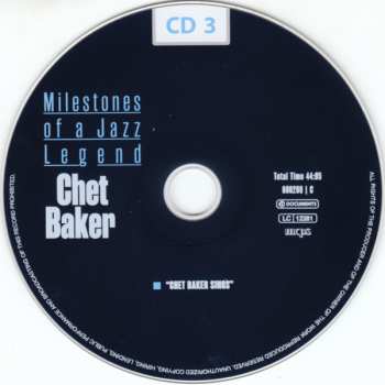 10CD/Coffret Chet Baker: Milestones Of A Jazz Legend