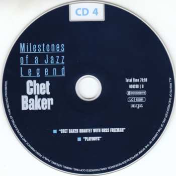 10CD/Coffret Chet Baker: Milestones Of A Jazz Legend