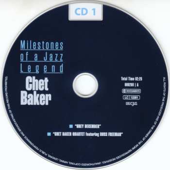 10CD/Coffret Chet Baker: Milestones Of A Jazz Legend