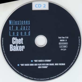 10CD/Coffret Chet Baker: Milestones Of A Jazz Legend