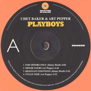 LP Chet Baker: Playboys LTD | CLR