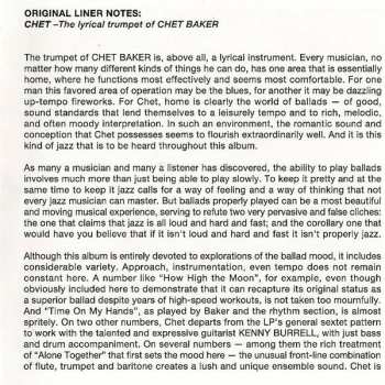 CD Chet Baker: The Complete Legendary Sessions