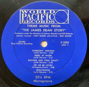 CD Chet Baker: Theme Music From "The James Dean Story"