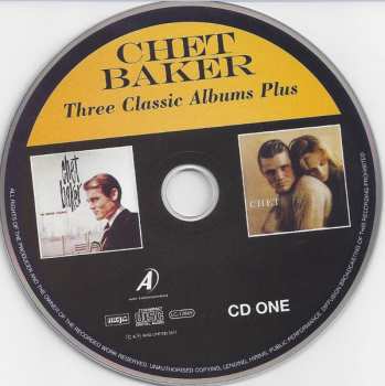 2CD Chet Baker: Three Classic Albums Plus