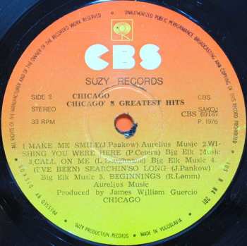 LP Chicago: Chicago IX - Chicago's Greatest Hits