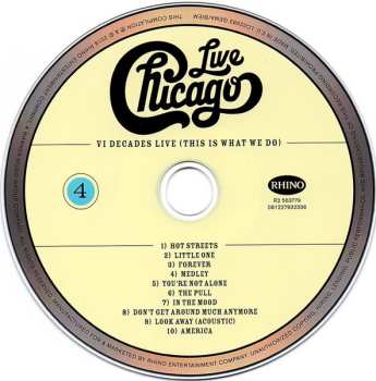4CD/DVD/Coffret Chicago: Live VI Decades Live (This Is What We Do)