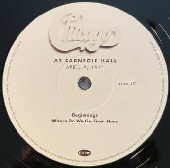 3LP/Coffret Chicago: At Carnegie Hall - April 9, 1971 LTD