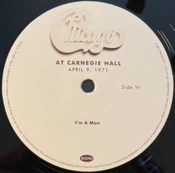 3LP/Coffret Chicago: At Carnegie Hall - April 9, 1971 LTD