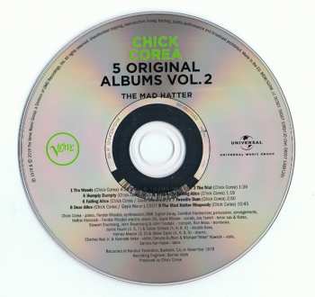5CD Chick Corea: 5 Original Albums Vol. 2