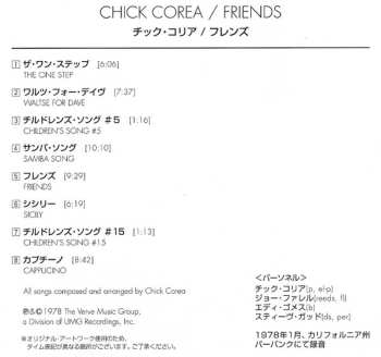 CD Chick Corea: Friends