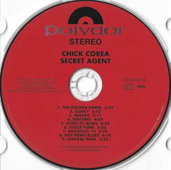 CD Chick Corea: Secret Agent