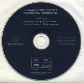 CD Niccolò Paganini: Butterfly Lovers & Paganini
