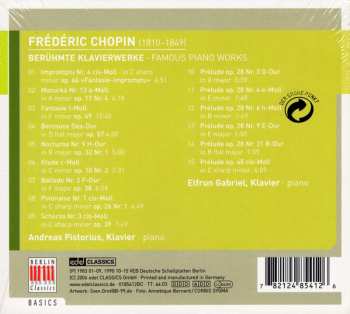 CD Frédéric Chopin: Berühmte Klavierwerke = Famous Piano Works