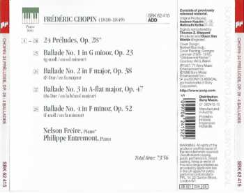 CD Frédéric Chopin: 24 Préludes, Op. 28 / 4 Ballades