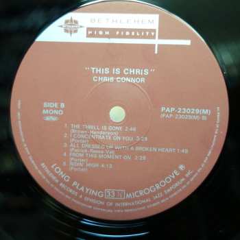 LP Chris Connor: This Is Chris