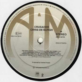 LP Chris de Burgh: Crusader